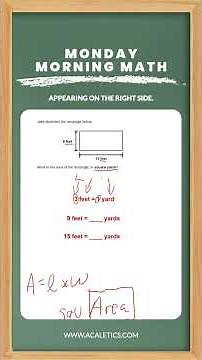 Using Conversions to Find Area