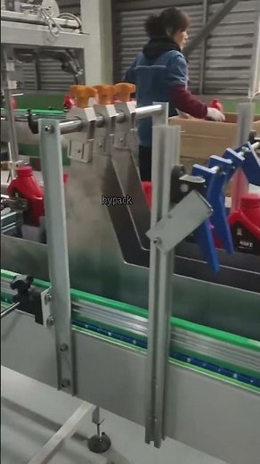 Drop Case packer @Drop type Case packer @Case packer Lubricating oil drop case packer machine