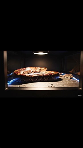 Blood python explosive feeding strike on live rats inside dark industrial glass enclosure | intense cinematic reptile hunt Warning [Warning: Live Feeding Video] This content shows animals feeding naturally as part of nature. No harm, no encouragement of violence. Educational wildlife content. #bloodpython #bloodpythonfeeding #industrialterrarium #snakecoil #reptilepredator #pythonstrikevideo #exoticreptiles #snakehunter #reptilecinematic #livefeedingmoment | Frog Feeding