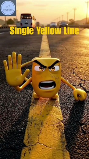 Road Lines Meaning | Civil Engineering | #trendingshorts #engineering #road #safety #aishorts