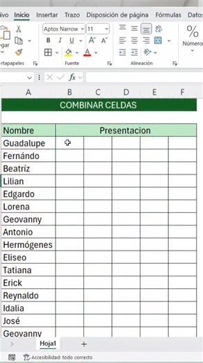 Raymon Acuña on Instagram: "Combinar celdas en excel #app #exceltips #android #movil #Excel #apps #ordenador #smartphone #PowerPoint #tips #word #tecnologia"