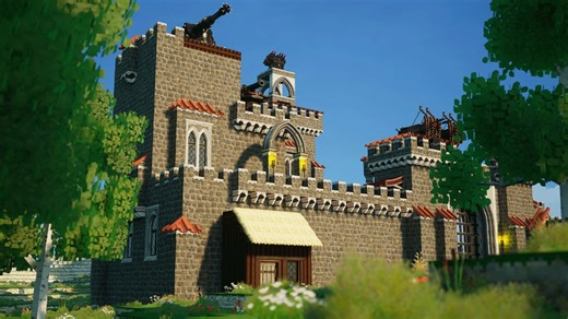 Build medieval castles against waves of enemies - Castle Craft!