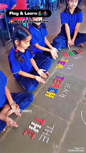 Letters turn into learning as students dive into the word formation game sharpening their minds.