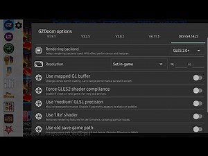 Doom: My Delta Touch/GZDoom settings (Android)
