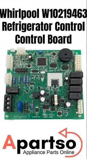 Fridge Not Cooling? Fix It FAST! ❄️ Whirlpool W10219463 Control Board | Aparts Home Appliance Parts