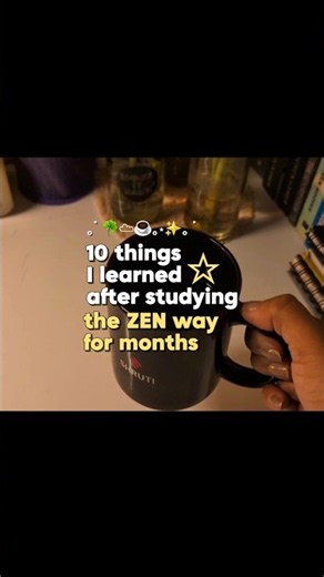☘️ 10 things I learned after studying the ZEN way for months 📎📚