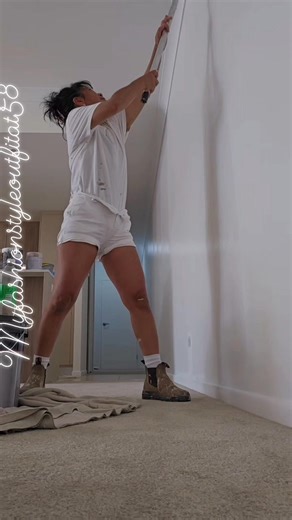 276 reactions · 51 comments | At work painting #myfashionstyleoutfit58 #atwork #painting #rolling #wall #fbookreel | Norlinda Reodique Wilson | Facebook