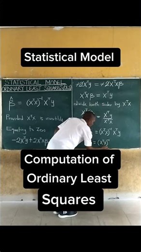 Statistical Model #maths #nonsingularmatrix #education