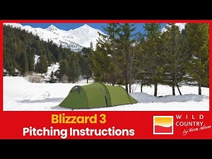 Blizzard 3 Tent Pitching Video | Wild Country