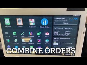 Clover POS - How to combine guests on Clover Dining