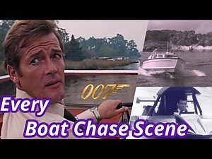 Every THRILLING Boat Chase in James Bond | 4K