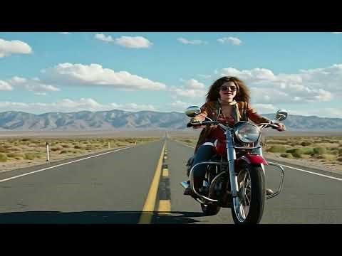JANIS JOPLIN ON A MOTORCYCLE