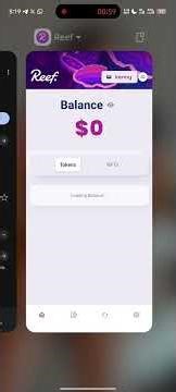 How to create Reef chain wallet using Android