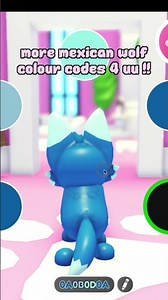 more mexican wolf colour codes 4 u!! || pt.2 💞 #roblox #dontflop #adoptme #shorts #fyptiktok #fyp