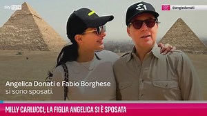 Milly Carlucci, la figlia Angelica si è sposata: matrimonio in Toscana con Fabio Borghese