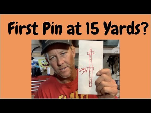 How to set pins for bowhunting l Ranch Fairy