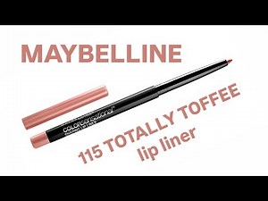 MAYBELLINE 115 Totally Toffee Colorsensational Shaping Lip Liner