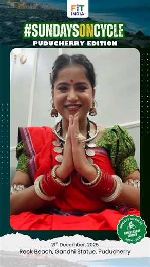 Garimaa Diwakar on Instagram: "Part of Sundays on Cycle initiative by Fit India Movement @fitindiaoff @mygovindia @media.iccsai"