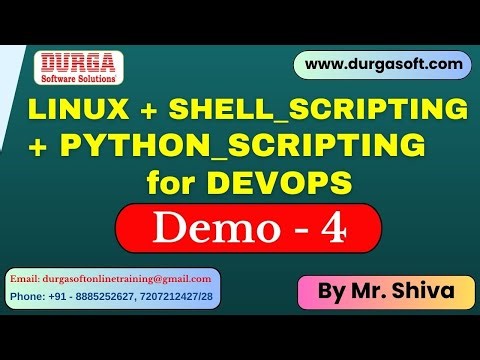 Linux + Shell_Scripting + Python_Scripting tutorials|| Demo - 4 ||by Shiva On 27-06-2024@10:30AM IST