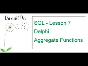 SQL Lesson 7 - Aggregate Functions
