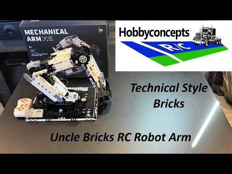 Uncle Brick RC Robot Arm - Technic Style Unbox & Build