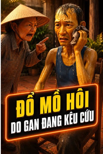 Hay đổ mồ hôi nhễ nhại coi chừng gan nóng