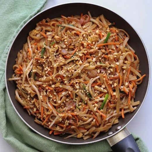 The Best Gluten-Free Pad Thai Recipe - The Nomadic Fitzpatricks