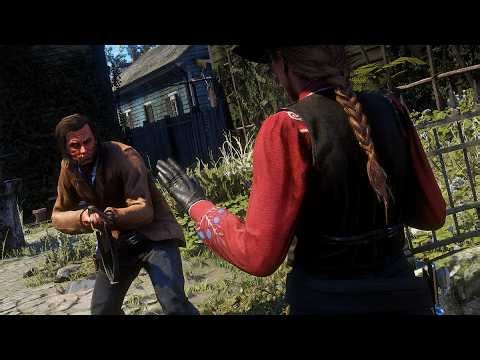 Mrs. Sadie Adler Quickdraws, Duels, & Combat | Red Dead Redemption 2 - PC Modded Gameplay #rdr2