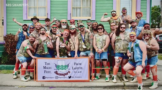 689 Swampers bring magic feet to Mardi Gras in New Orleans