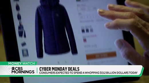 14K views · 54 reactions | Consumers are expected to spend $13.2 billion today — making this Cyber Monday the biggest online shopping day ever. Inflation and AI are both impacting how Americans are shopping this holiday season, experts say. https://cbsn.ws/3Vh2JaR | CBS Mornings | Facebook