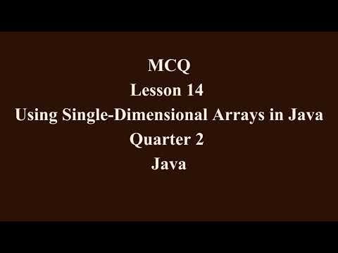 Using Single-Dimensional Arrays in Java | Q2 Java L14 P3 | SMILE ROAD