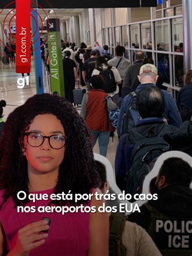 Impasse e caos nos aeroportos - Agentes do Serviço de Imigração e Alfândega (ICE, na sigla em inglês) começaram a patrulhar aeroportos dos Estados Unidos nesta segunda-feira (23). 🔍Os agentes do ICE — que vêm atuando nas polêmicas caças e prisões de imigrantes em várias cidades dos EUA desde o início do governo de Donald Trump — ajudarão funcionários da Administração de Segurança no Transporte dos aeroportos, principalmente no controle de passaporte e monitoramento de bagagens. ➡️Isso porque os