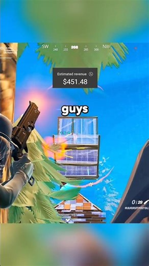 How Much I Make As A Small Fortnite Creator ❤️ #fortnite #shorts