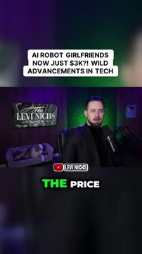 AI Girlfriends for the Price of a Datsun? 🤖💖 Don't miss out on the conversation about how these robotic companions could change the dating landscape forever! #RobotGirlfriends #AICompanions #TechNews #Innovation #FutureOfDating #AffordableTechnology #AIAdvancements #Gadgets #SmartHome #Robotics | Levi Nichs