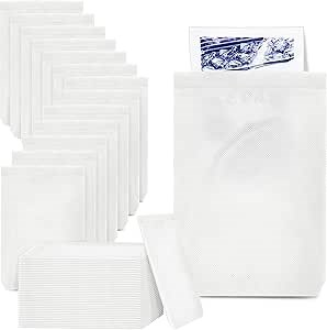 Tatuo 50 Pcs Disposable Hot Cold Pack Sleeves 6 x 9 Inch Non Woven Disposable Ice Bag Pack Sleeve Protective Cover for Hot and Cold Bag