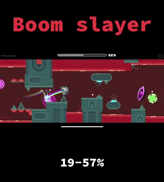 Summoning the Boom Slayer in Geometry Dash