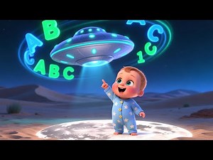 Baby Sees A UFO In Area 51 | Fun Alien Song for Kids | Playful Space Adventure