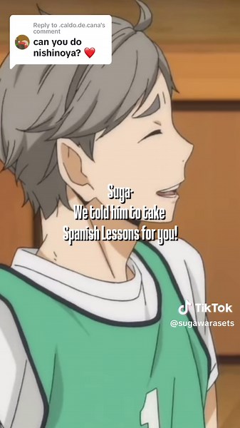 Nishinoya x Reader Haikyuu Edit | Suags the Match Maker:)