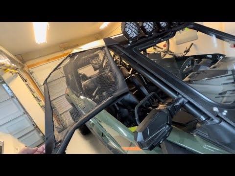 DIY: Polaris RZR lambo window nets, upper doors