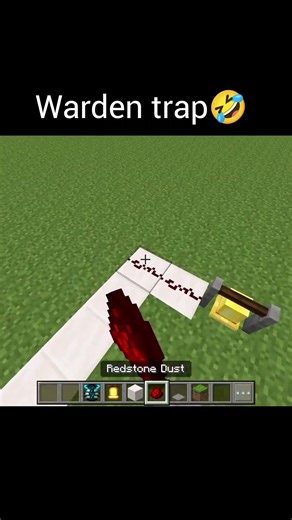 minecraft warden trap 🤣