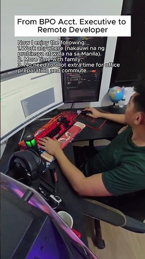 From BPO Account Executive to Remote Developer 💼💻