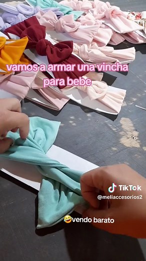 Tutorial de moños y vinchas para bebés