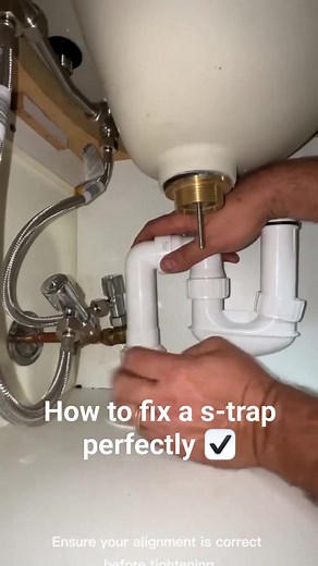 113K views · 709 reactions | How to fix a s-trap perfectly ☑️ #fblifestyle | RB Plumbing Experts | Facebook