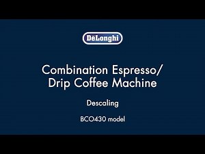 How to Descale your De’Longhi BCO430 Coffee & Espresso Maker
