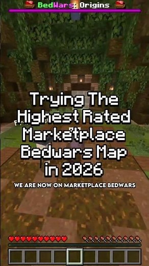 The HIGHEST RATED Bedwars Marketplace Map
