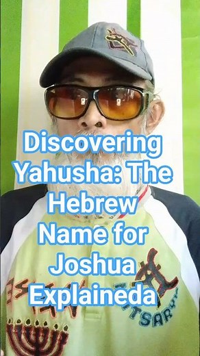 Discovering Yahusha: The Hebrew Name for Joshua Explained #spiritualjourney #spiritualawakening