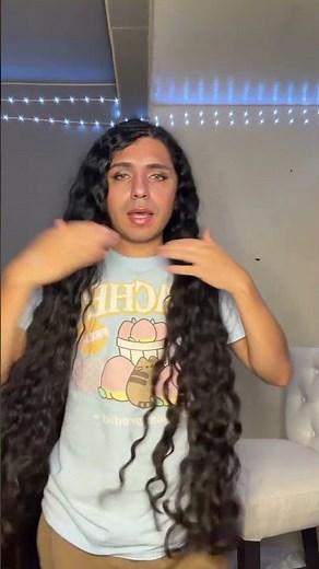 Long hair femboy 🌸🔥✅ #femboy #hairtutorial #femboyhair #longhairgrowthtips #menslonghair