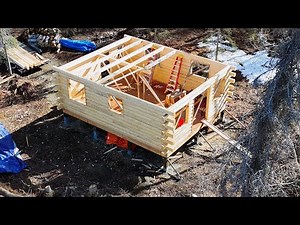 Cabin Ep 8: Notching Logs For The Loft Floor | Our Homestead Build