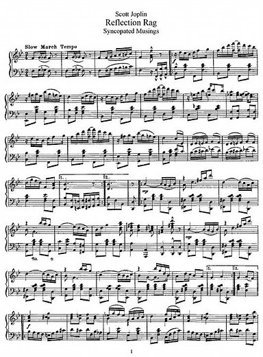 scott joplin reflection rag