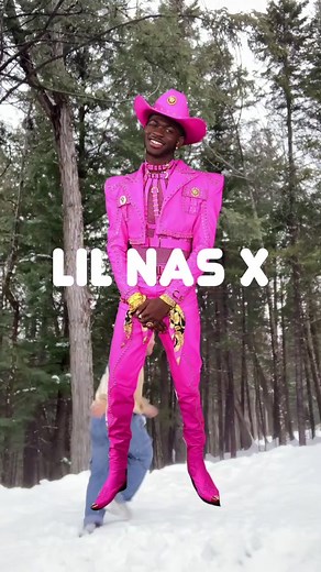 Lil Nas X Freestyle Performance in Winter Wonderland